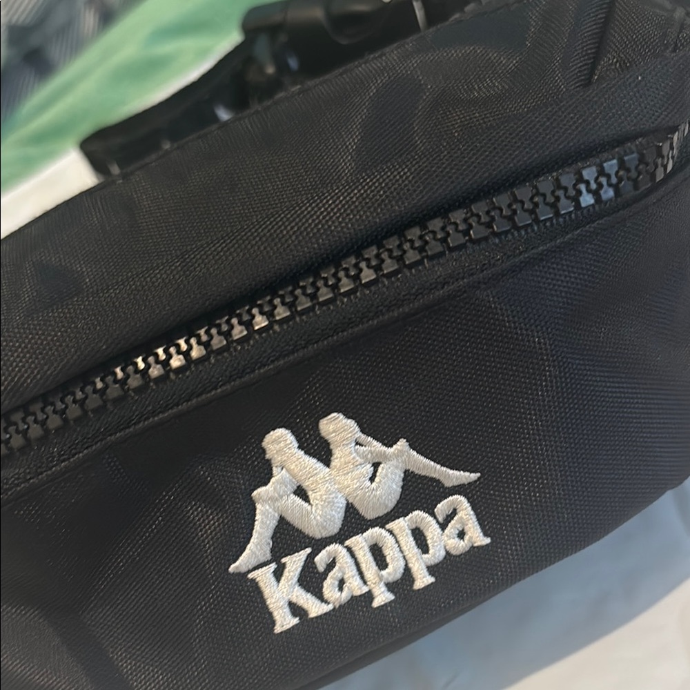 Kappa Black Fanny Pack